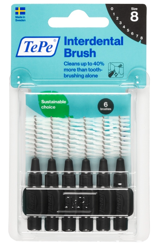 TEPE SCOVOLINO NERO 1,5MM 6 PEZZI - Farmacia Castello Srl