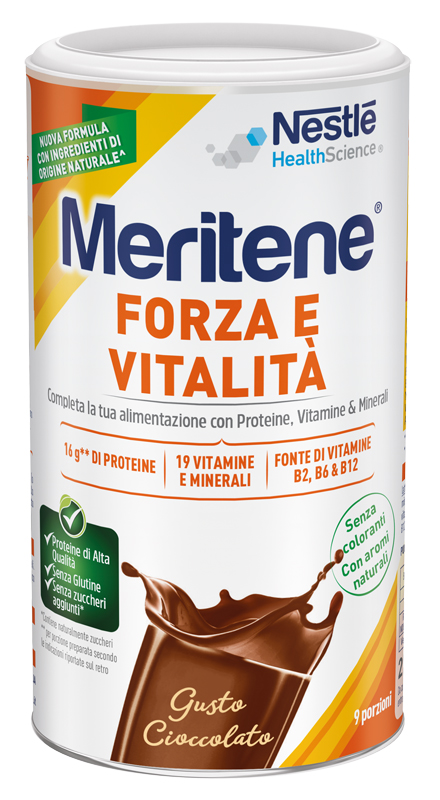 MERITENE FORZA E VITALITA' CIOCCOLATO 270 G - Farmacia Castello Srl