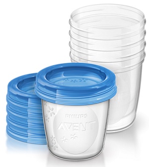 AVENT VASETTI VIA COPERCHIO 180 ML 5 PEZZI - Farmacia Castello Srl