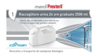 CONTENITORE URINA 24 ORE MEDIPRESTERIL - Farmacia Castello Srl