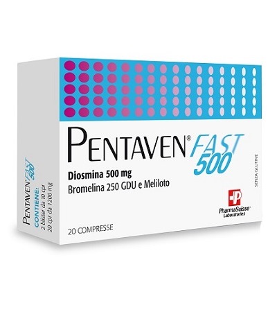 PENTAVEN FAST 500 20 COMPRESSE - Farmacia Castello Srl
