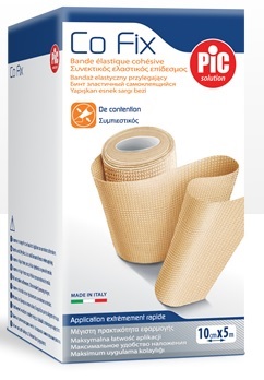 BENDA ELASTICA PIC CO FIX AUTOADESIVA 10X5CM MEDIUM ASTUCCIO - Farmacia Castello Srl