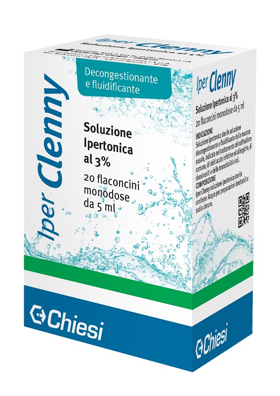 IPER CLENNY SOLUZIONE IPERTONICA MONODOSE 20 FLACONI 2 ML - Farmacia Castello Srl