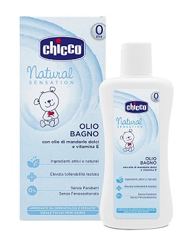 CHICCO OLIO BAGNO NATURAL SENSATION 200 ML - Farmacia Castello Srl