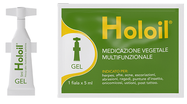 HOLOIL MONODOSE GEL TERMOSOFFIATA 1 FIALA 5ML - Farmacia Castello Srl
