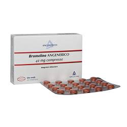 BROMELINA ANGENERICO 20 COMPRESSE RIVESTITE - Farmacia Castello Srl