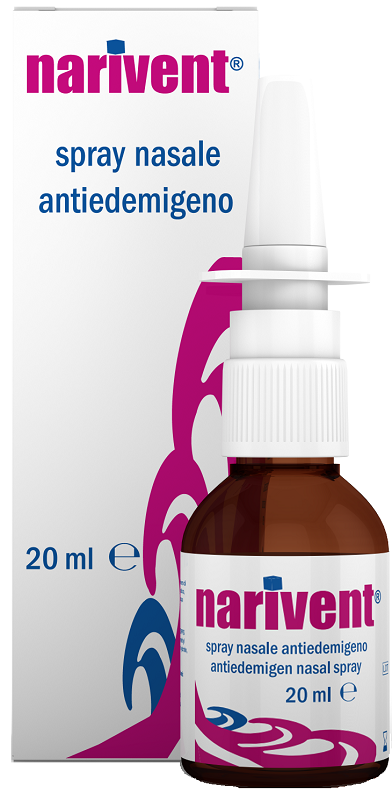 SPRAY NASALE ANTIEDEMIGENO NARIVENT FLACONE 20 ML - Farmacia Castello Srl