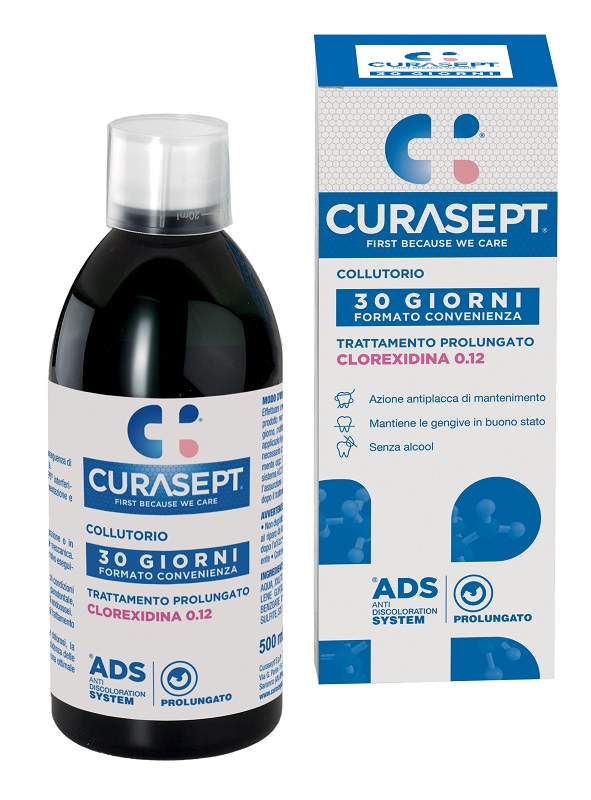CURASEPT ADS COLLUTORIO 0,12 500 ML - Farmacia Castello Srl