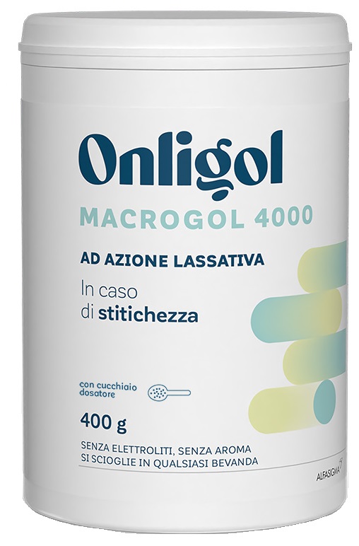 ONLIGOL MACROGOL 4000 400 G SENZA ZUCCHERO - Farmacia Castello Srl
