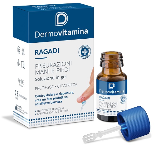 DERMOVITAMINA RAGADI GEL MANI E PIEDI 7 ML - Farmacia Castello Srl