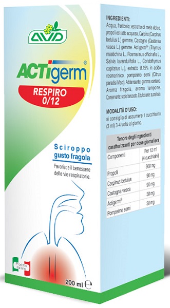 ACTIGERM RESPIRO 0-12 200 ML - Farmacia Castello Srl