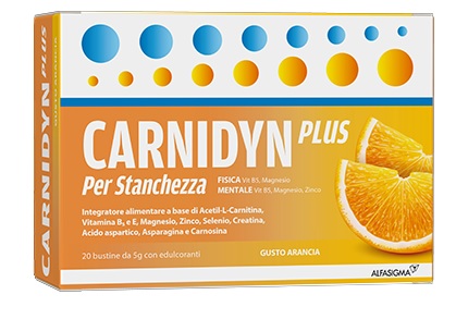 CARNIDYN PLUS 20 BUSTINE DA 5 G GUSTO ARANCIA - Farmacia Castello Srl