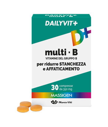 MASSIGEN MULTI B VITAMINE DEL GRUPPO B 30 COMPRESSE RIVESTITA DA 364 MG - Farmacia Castello Srl