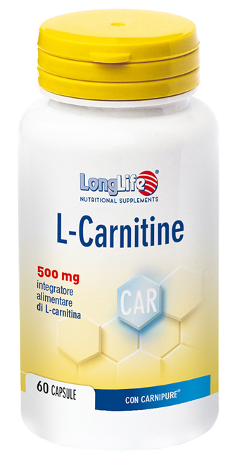 LONGLIFE L-CARNITINE 60 CAPSULE DI GELATINA DA 960 MG - Farmacia Castello Srl