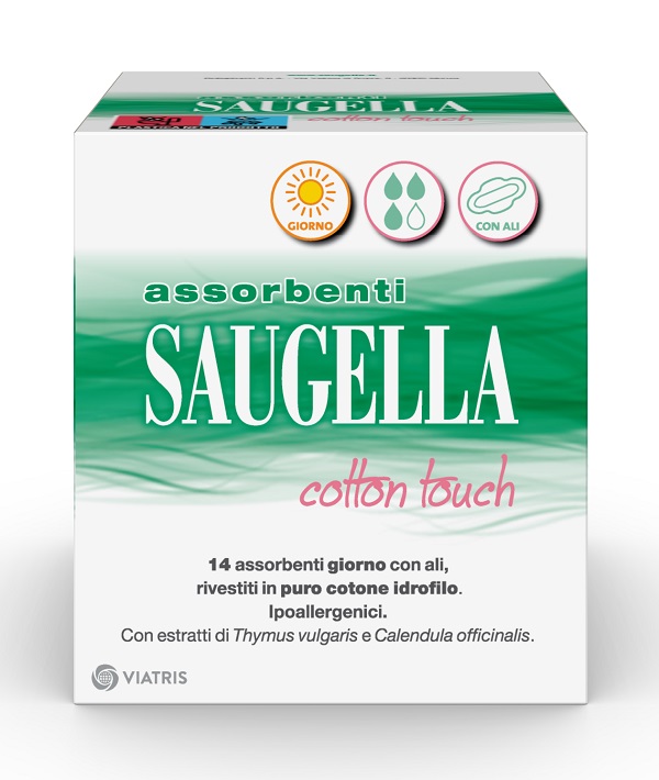 SAUGELLA COTTON TOUCH ASSORBENTI GIORNO 14 PEZZI TAGLIO PREZZO - Farmacia Castello Srl