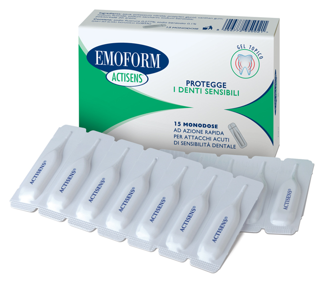 EMOFORM ACTISENS GEL 15 FIALE DA 2 ML - Farmacia Castello Srl