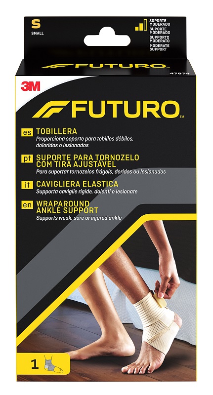 CAVIGLIERA ELASTICA FUTURO SMALL DIMENSIONE 18/20,5CM - Farmacia Castello Srl