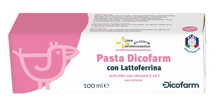 DICOFARM PASTA CON LATTOFERRINA PELLI DELICATE 100 ML - Farmacia Castello Srl