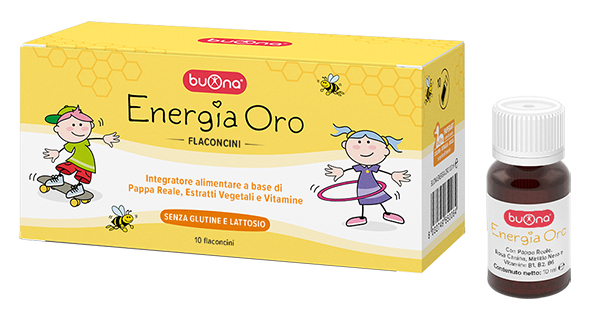 BUONA ENERGIA ORO 10 FLACONCINI DA 10 ML - Farmacia Castello Srl
