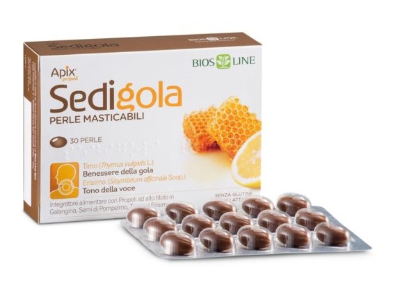 SEDIGOLA PERLE MASTICABILI 30 PERLE - Farmacia Castello Srl