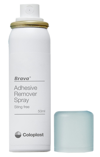 BRAVA SPRAY REMOVER PER DISTACCO DOLCE ADESIVI E DISPOSITIVI PER STOMIA 50 ML - Farmacia Castello Srl