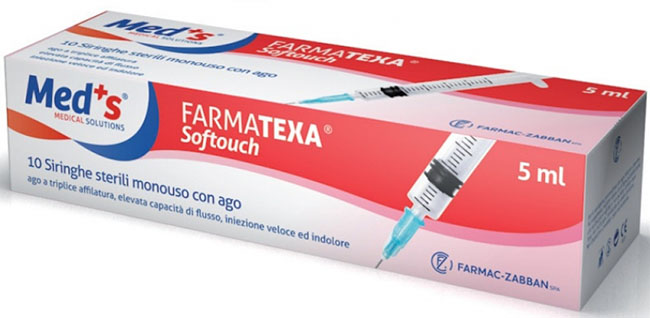 SIRINGA MEDS 5 ML 14 GAUGE 10 PEZZI - Farmacia Castello Srl