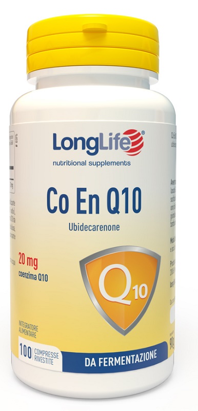 LONGLIFE CO EN Q10 20MG 100 COMPRESSE RIVESTITE - Farmacia Castello Srl