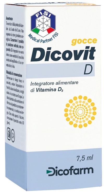 DICOVIT D VITAMINA D3 7,5 ML - Farmacia Castello Srl