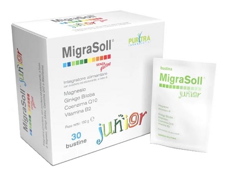 MIGRASOLL JUNIOR ASTUCCIO 30 BUSTE - Farmacia Castello Srl