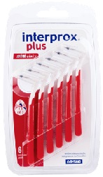 INTERPROX PLUS MINICONICO ROSSO 6 PEZZI - Farmacia Castello Srl
