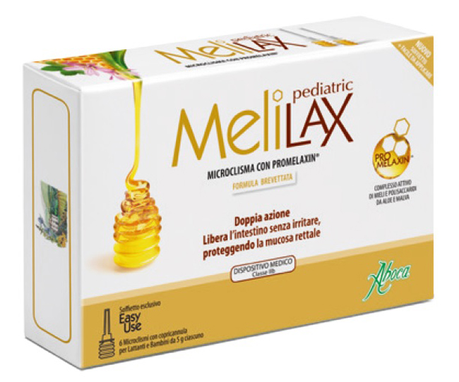 MELILAX PEDIATRIC MICROCLISMI 6 PEZZI 5 G - Farmacia Castello Srl