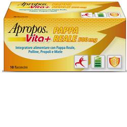 APROPOS VITA+ PAPPA REALE 500 MG 10 FLACONCINI 10 ML - Farmacia Castello Srl