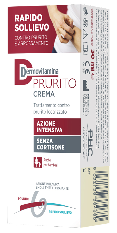 DERMOVITAMINA PRURITO CREMA AZIONE INTENSIVA SENZA CORTISONE 30 ML - Farmacia Castello Srl