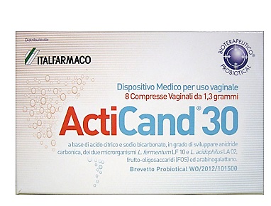 ACTICAND 30 8 COMPRESSE VAGINALI - Farmacia Castello Srl