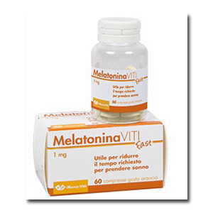 MELATONINA VITI FAST 1MG 60 COMPRESSE GUSTO ARANCIA - Farmacia Castello Srl