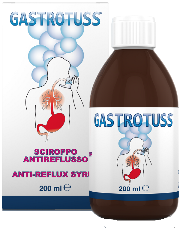 SCIROPPO ANTIREFLUSSO GASTROTUSS 200 ML - Farmacia Castello Srl