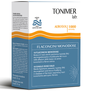 TONIMER LAB AEROSOL 18 FLACONCINI 3 ML MONODOSE - Farmacia Castello Srl