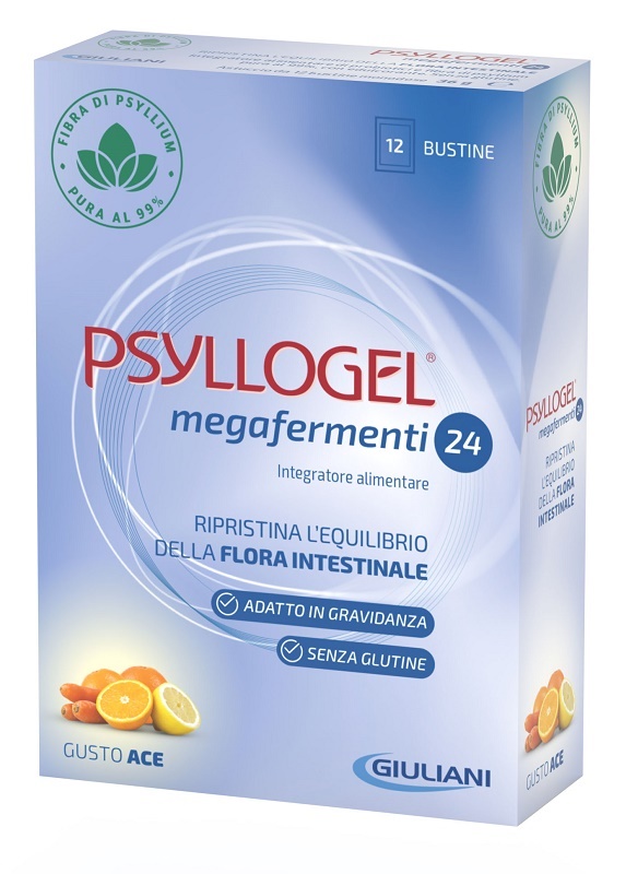 PSYLLOGEL MEGAFERMENTI 24 ACE 12 BUSTE 3 G - Farmacia Castello Srl