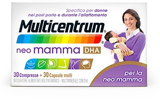 MULTICENTRUM NEO MAMMA DHA 30 COMPRESSE + 30 CAPSULE MOLLI - Farmacia Castello Srl