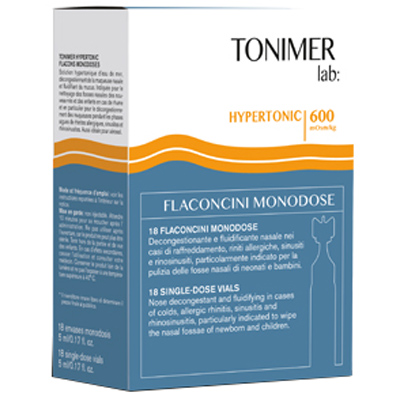 TONIMER LAB HYPERTONIC 18 FLACONCINI MONODOSE - Farmacia Castello Srl