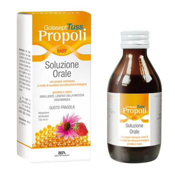 GOLASEPT TUSS PROPOLI BABY SOLUZIONE ORALE 150 ML - Farmacia Castello Srl