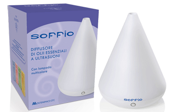VAPO ESSENTIA SOFFIO AD ULTRASUONI + LAMPADADA CON FUNZIONE MULTICOLORE - Farmacia Castello Srl