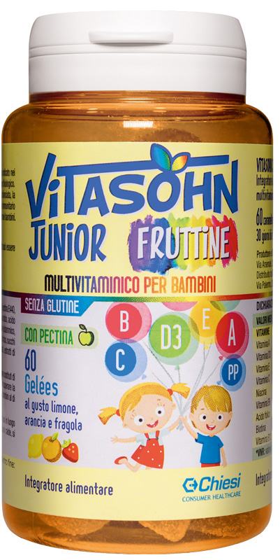 VITASOHN JUNIOR FRUTTINE 60 CARAMELLE - Farmacia Castello Srl