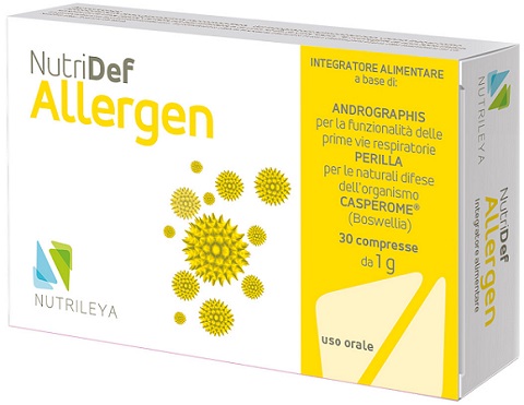 NUTRIDEF ALLERGEN 30 COMPRESSE - Farmacia Castello Srl