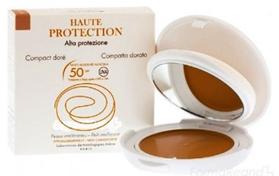 EAU THERMALE AVENE COMPATTO SPF50 DORATO 10 G - Farmacia Castello Srl