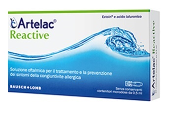 ARTELAC REACTIVE SOLUZIONE OFTALMICA MONODOSE 20 UNITA' DA 0,5 ML - Farmacia Castello Srl