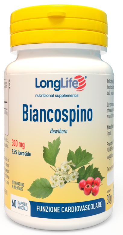 LONGLIFE BIANCOSPINO 60 CAPSULE VEGETALI - Farmacia Castello Srl