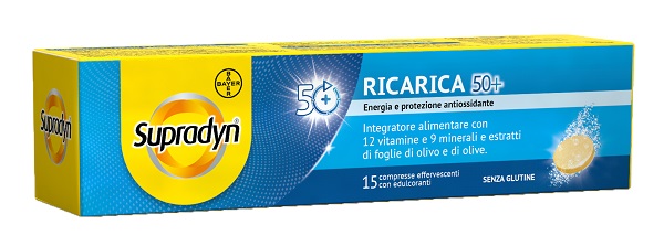 SUPRADYN RICARICA 50+ 15 COMPRESSE EFFERVESCENTI - Farmacia Castello Srl