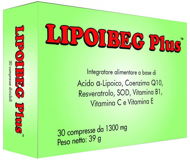 LIPOIBEG PLUS 30 COMPRESSE DA 1300 MG - Farmacia Castello Srl