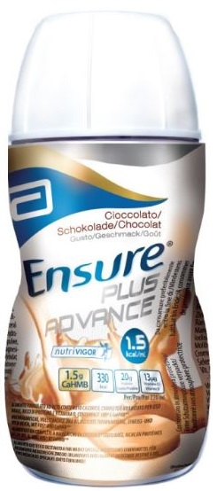 ENSURE PLUS ADVANCE CIOCCOLATO 4 BOTTIGLIE DA 220 ML - Farmacia Castello Srl